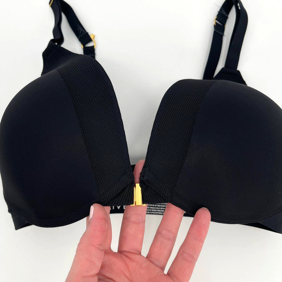 NWOT Lively The Front Close No-Wire Bra Black Size 36DD Wireless Comfortable - Picture 6 of 16